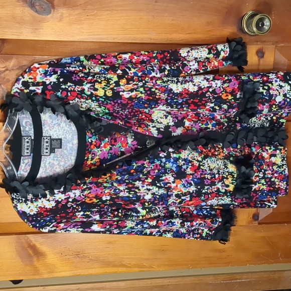 vintage BEREK* twin set Size L, long sleeve, covered snap front, soft, stretchy - Picture 16 of 16